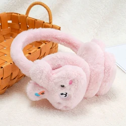 New Cute Winter Warm Earmuff For Girls And Boys Plush Warm Rabbit Earcap Children Lovely Winter Earmuffs Ear Cover Earwarmers