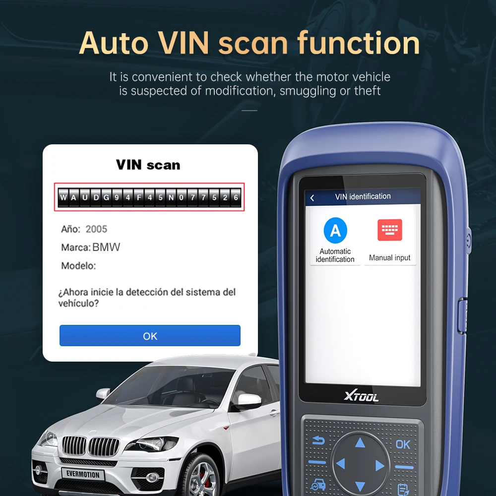 Автомобильный диагностический сканер XTOOL A30 PRO с сенсорным экраном OBD2 12 видов| |