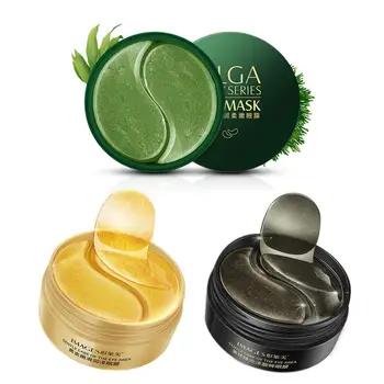 

60pcs Seaweed Gold Collagen Eye Mask Nourishing Moisturizing Hydration Black Peal Sleep Eye Patches Dark Dircles Remove Wrinkle