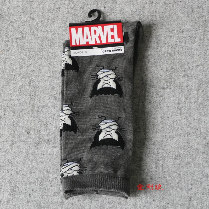 Marvel Comics Hero General/носки с героями мультфильма Железный Капитан Америка Теплые