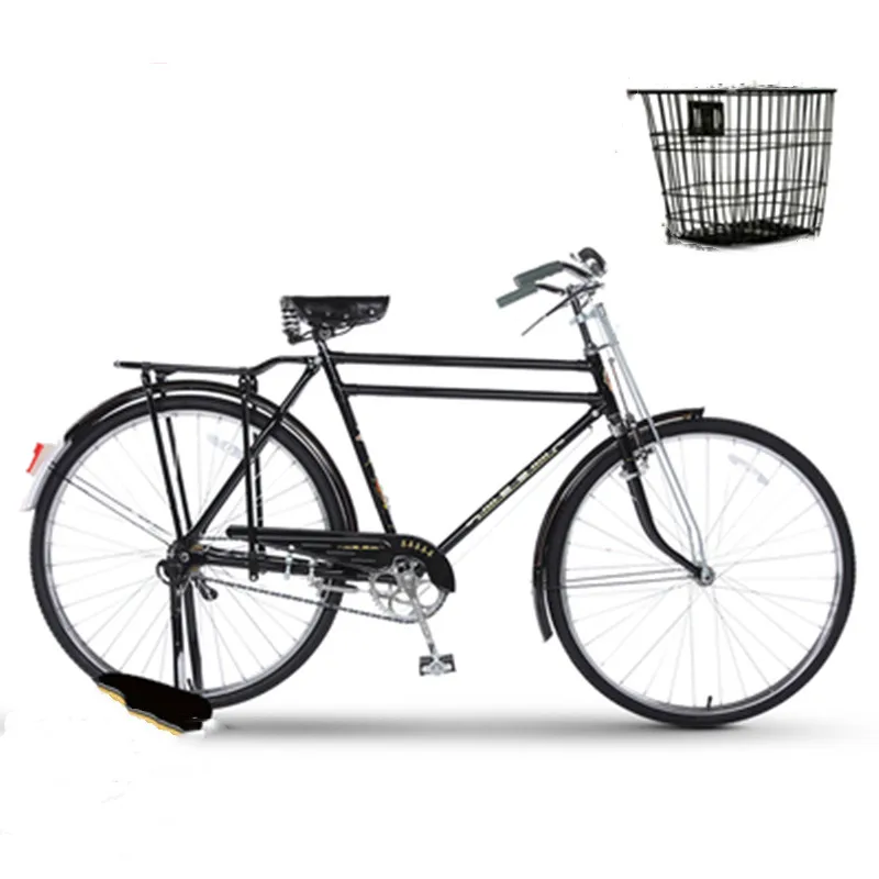 

28-inch ZA42 parallel bars with heavy load and repeated ancient bicycles