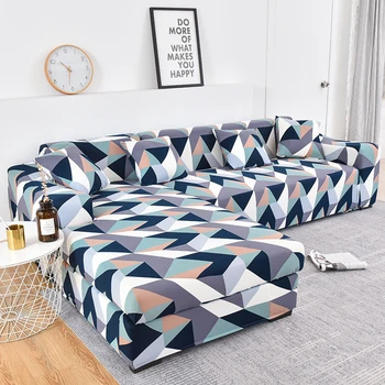 

L shape Need Buy 2 pieces Corner Sofa Covers for Living Room Tight Wrap Slipcovers Couch Cover Elastic Stretch Couch Cover