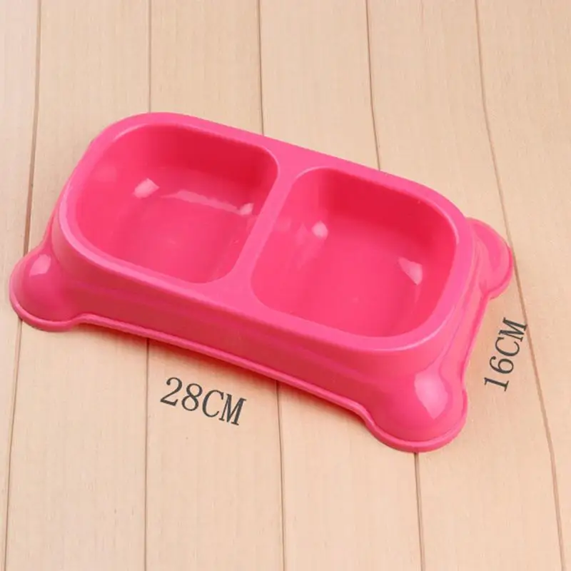 Пластиковая миска для корма домашних животных собак кошек воды|Принадлежности