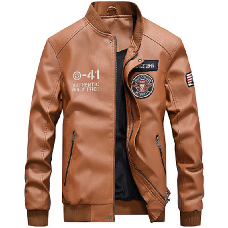 

Fashion Solid Collar Patchwork Stand Jacket Casual Long Sleeve Basic Men Windbreaker Autumn Winter Jackets Male Coat Collar