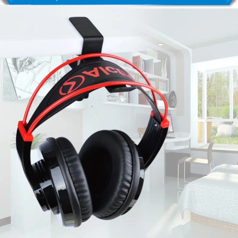 Alctron MAS007 Headphone Hanger For Studio Microphone Earphone Stannds Metal Headphone Holder Hook Hanger Desk Mount Stand