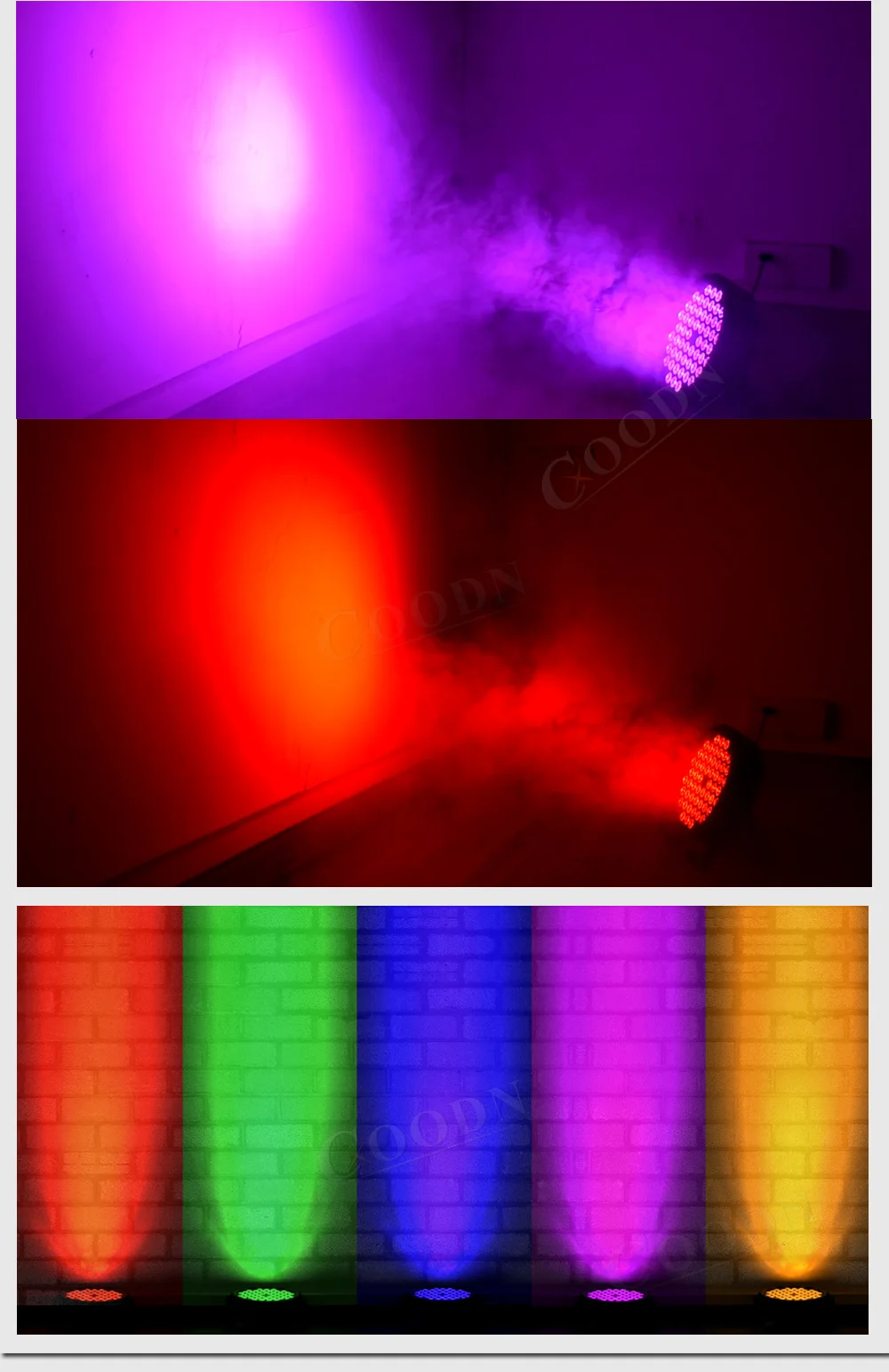 Светодиодный Par Светильник s 54x3 Вт DJ светодиодный RGB Par Светильник s DMX моющийся диско-светильник DJ эффект для Paty KTV сценический светильник ing