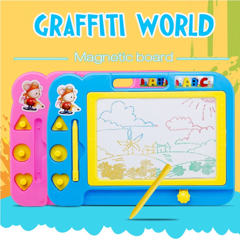

Children Magnetic Writing Math Painting Seal Pen Baby Intelligence Study Drawing Board Doodle Toys