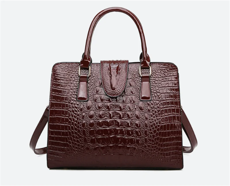 Sac a Main Femme de Marque de Luxe Cuir Для женщин сумка Высокое качество Классический с узором «крокодиловая кожа» Сумки из натуральной кожи сумки на плечо сумка-мессенджер