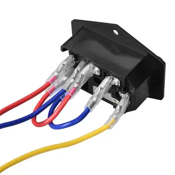 

3D Printer Parts Power Supply Button Switch 15A Socket Module with a Fuse