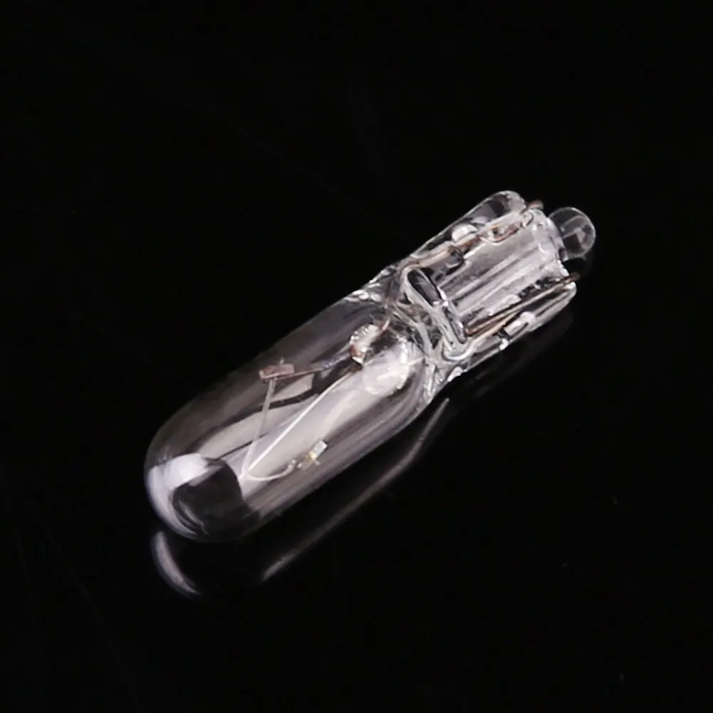 5 шт. DC12V автомобиль клин сигнальный светильник мини желтый яркая лампа T5 921