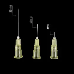 Frete grátis descartável mesotherapy agulha 30g 13mm 25mm para injeção de beleza