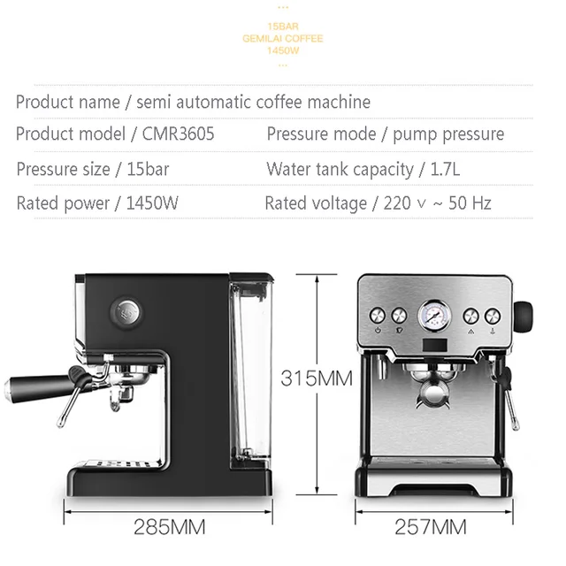 15bar Espresso Machine 2