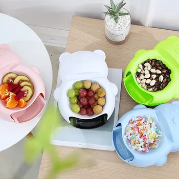 

Creative Shape Bowl Perfect for Seeds Nuts and Dry Fruits Storage Lazy Snack Bowl Storage Garbage Holder Plate Dish Organizer