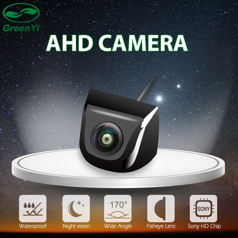 HD 1280*960P звездный свет ночного видения Рыбий глаз объектив автомобиля обратный резервный заднего вида AHD камера для AHD ips Android DVD монитор