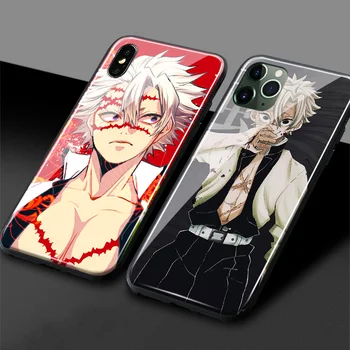 

Sanemi Shinazugawa Kimetsu no Yaiba soft silicone glass phone case shell cover for iPhone SE 6 6s 7 8 Plus X XR XS 11 Pro MAX