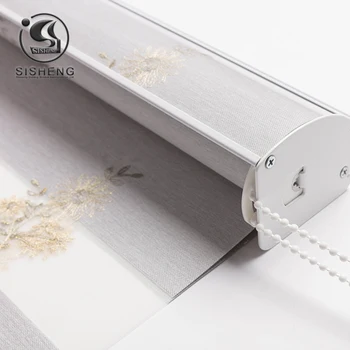 

Simple and clear New Style Zebra pattern Blind with embroidery