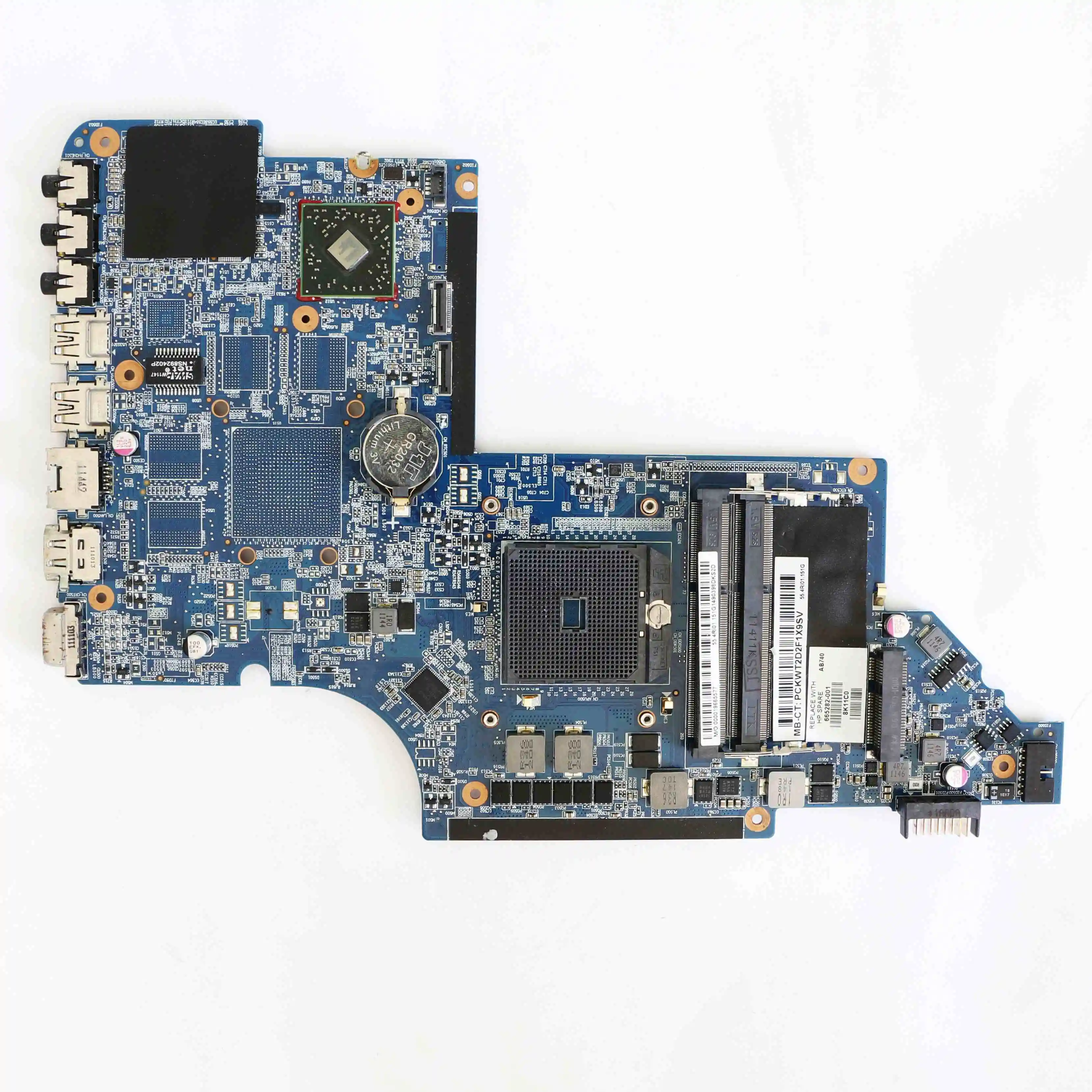 665282-001 100% рабочий ноутбук UMA разъем FS1 материнская плата для hp DV6-6000 | Компьютеры и