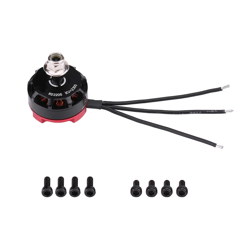 4 шт. RS2205 2300KV CW/CCW бесщеточный двигатель Весна 30A для RC гоночных квадрокоптеров