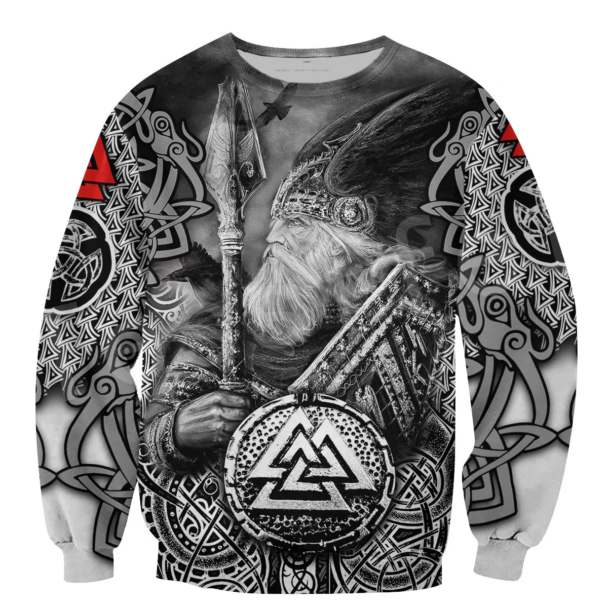 NewFashion Tessffel Odin God Fenrir Symbol Tattoo Warriors Streetwear Trucksuit 3DPrint Harajuku Casual Funny Jacket Hoodies X4