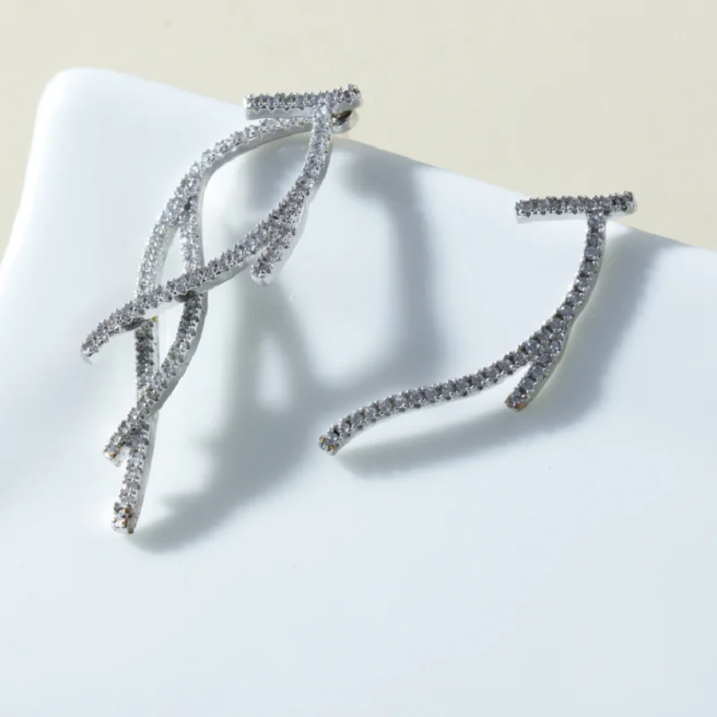 Корейские серьги новинка 2019 модный темперамент геометрический асимметричный