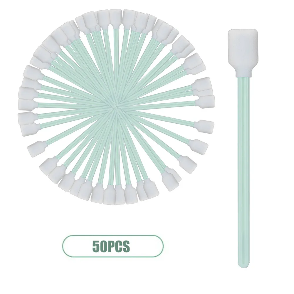 

New 50pcs Cotton Swab Anti-Static Foam Cleaning Swab For Printer/Disk/Lens Cotton Swabs Dropshipping