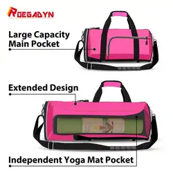 ROEGADYN водонепроницаемая и дышащая маленькая спортивная сумка для занятий йогой коврик и одежда женские спортивные брюки для занятий йогой