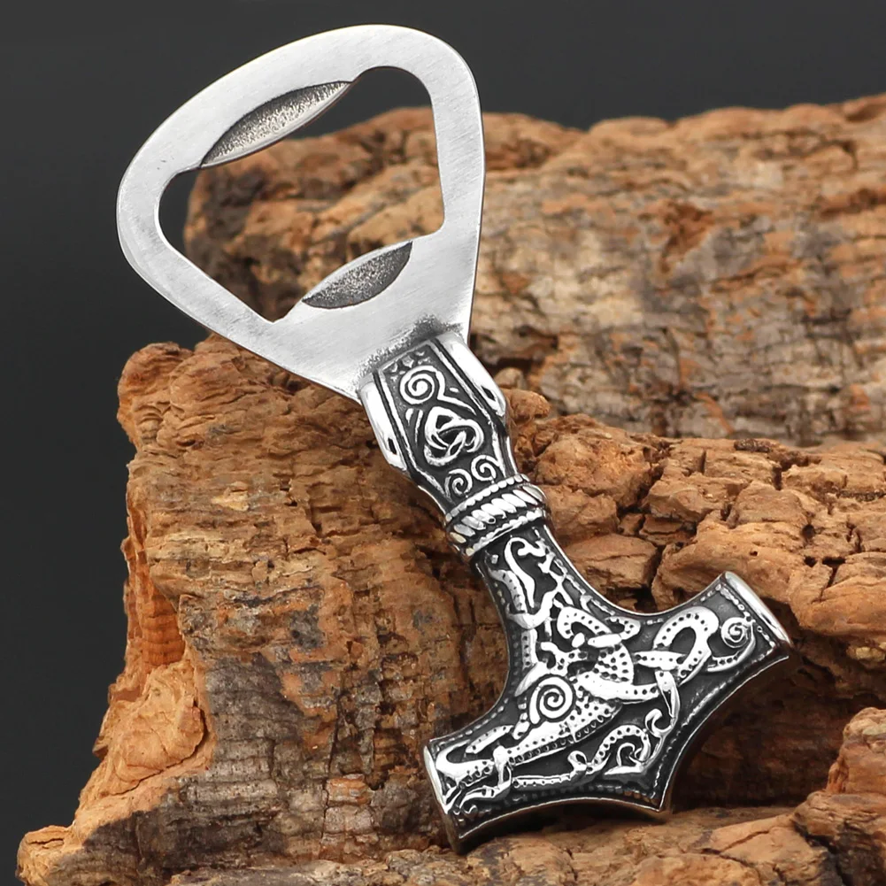 nordic Viking 316L stainless steel thor hammer Mjolnir Scandinavian