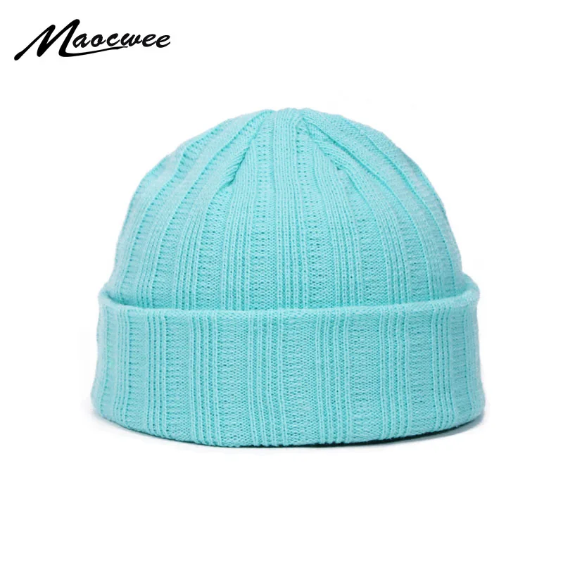

Winter Knitted Skullcap Adult Casual Hip Hop Beanie Hat For Women Men Solid Color Outdoor Keep Warm Elastic Unisex Hats 10 Color