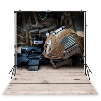 

HUAYI toy gun background boy happy birthday party back drop photography studio photo background xt- 6409