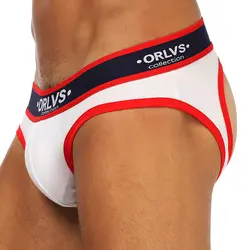 ORLVS Брендовое Мужское нижнее белье мужские сексуальные jockstrap гей-стринги мужские Трусики cueca tanga hombre Эротика гей белье 2019