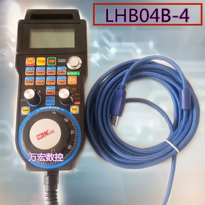 CNC ручка контроллер MACH3 WHB04B-4 беспроводной USB Электронная рукоятка маховика MPG промышленный дистанционный регулятор