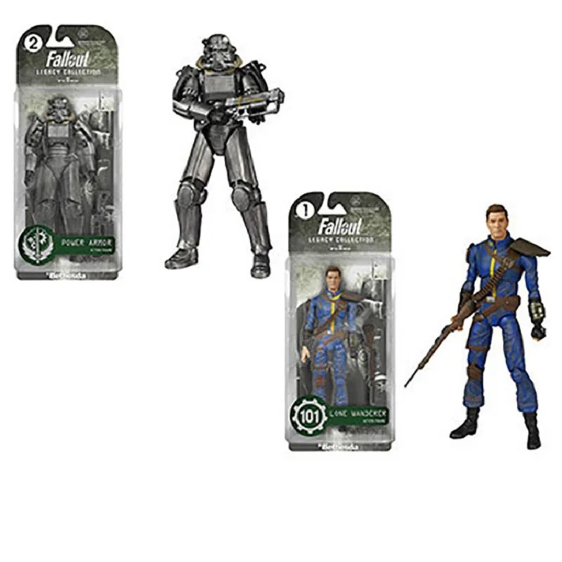 15 см Высокое качество FALLOUT 4 LONE WANDERER фигурка игрушки POWER ARMOR модель Фигурка для