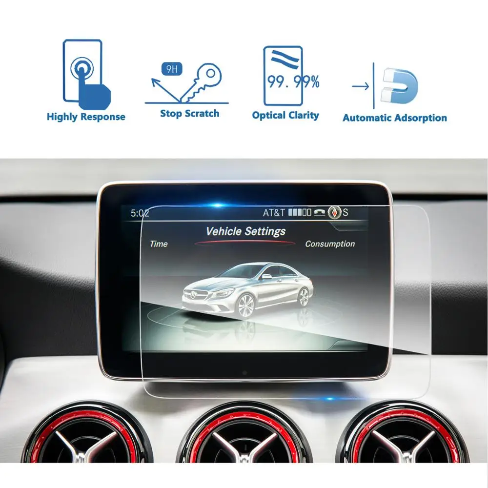 #*Cheap LFOTPP Car Multimedia Screen Protector For Mercedes benz GLA X156 W117 Navigation Touchscreen Auto Interior Protective Sticker