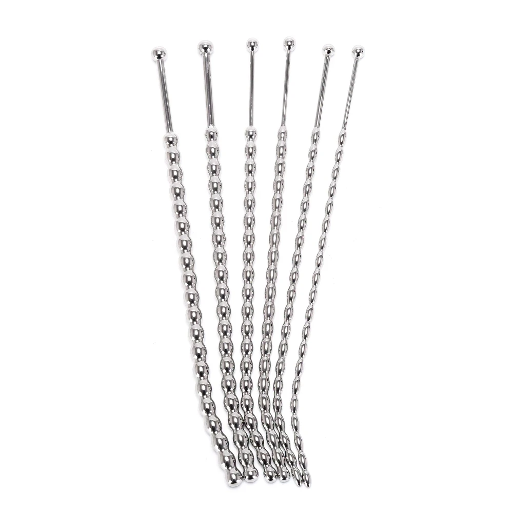 Stainless steel long size Dia 5/6/7/8/9/10 mm male urethral penis plug dilator ejaculation delay sex toy man
