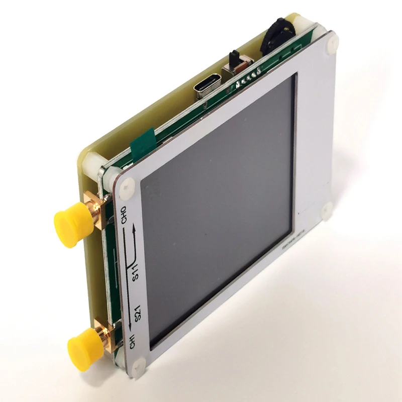 White NanoVNA Vector Network Analyzer Quick and Easy Connection To Mobile Network Antenna Shortwave MF HF VHF New