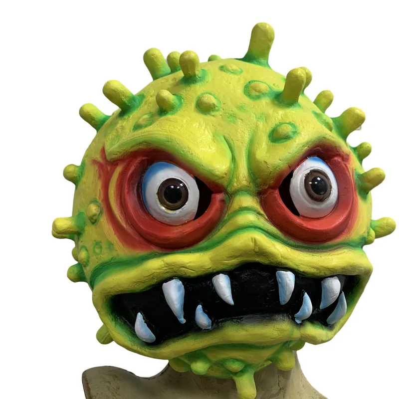 

2020 New Novel Coronavirus Cosplay Mask 2019-nCOV Model Horror Easter Game Cosplay Mask COVID-19 Mask Educational Mask Halloween
