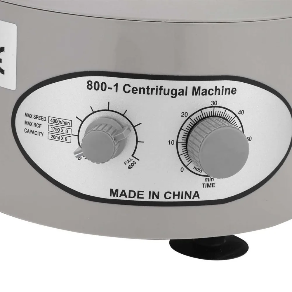 800D настольная электрическая лабораторная Центрифуга Больничная Лаборатория Медицинская практика 4000 об/мин большая емкость простая в эксплуатации