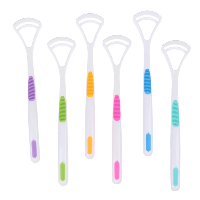 1PCS Dental Care Cleaner Brush Scraper Oral Tongue Clean Breath Health Tool For Adults
