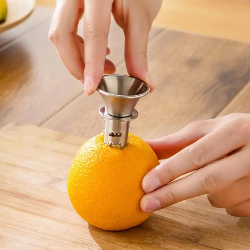 

Mini Fruit Juicer Manual Stainless Steel Squeezers Orange Lemon Juice Tools