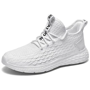 

Casual Fashion Shoes Men 4D Print Mens Dad Sneakers Flying Weaving Mesh Breathable Shoe Outdoor Tenis Footwear Zapatillas Hombre