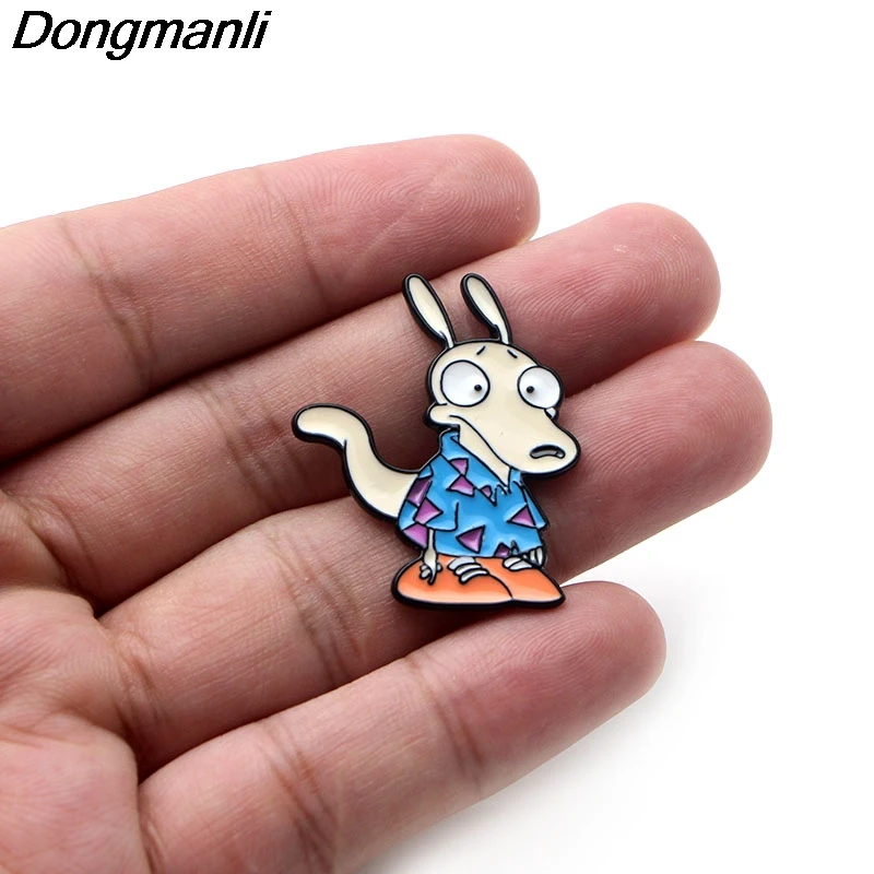 P2449 Dongmanli Мультфильм Аниме Девушки металла Эмаль Воротник Pin отворотом Знак