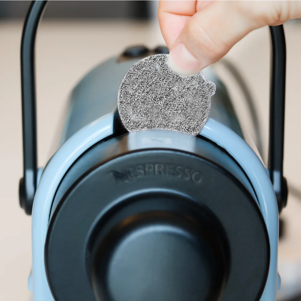 2 использования русскоязычная заправка кофе капсулы для Nespresso фильтр Pod кофе машина с одноразовыми фольгами уплотнения и нержавеющая сталь губ