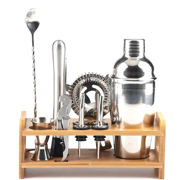 

1 Set of 12 Stainless Steel Shaker Sets, Cocktail Shaker, Shaker, Shaker, Mojito Shaker-750Ml