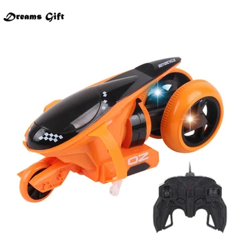 

20cm 360 Rotating Deformation RC Car Radio Remote Control Motorcycle Toys for Boys 4CH 2.4G Speed High Speed RC drift cars