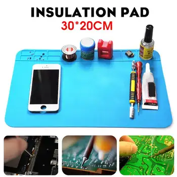 

Heat Resistant Insulation Silicone Pad Soldering Station Repair Insulation Pad Insulator Pad Maintenance Platform