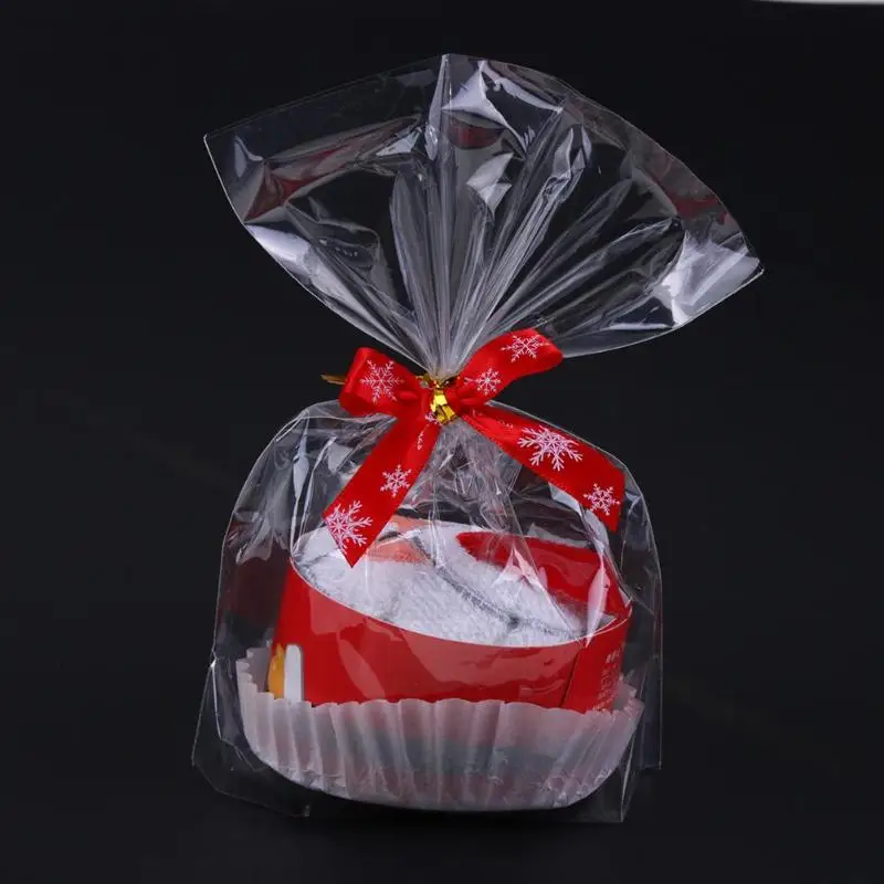 Merry Christmas Gift Cupcake Cotton Towel Natal New Year Decoration Christmas Decorations for Home Kids Children 30x30cm