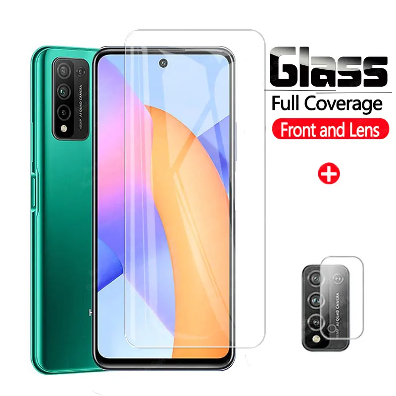 Закаленное стекло для Huawei Honor 10X Lite 2-1 шт. защитная пленка экрана Light 6 67 дюйма 10 линз