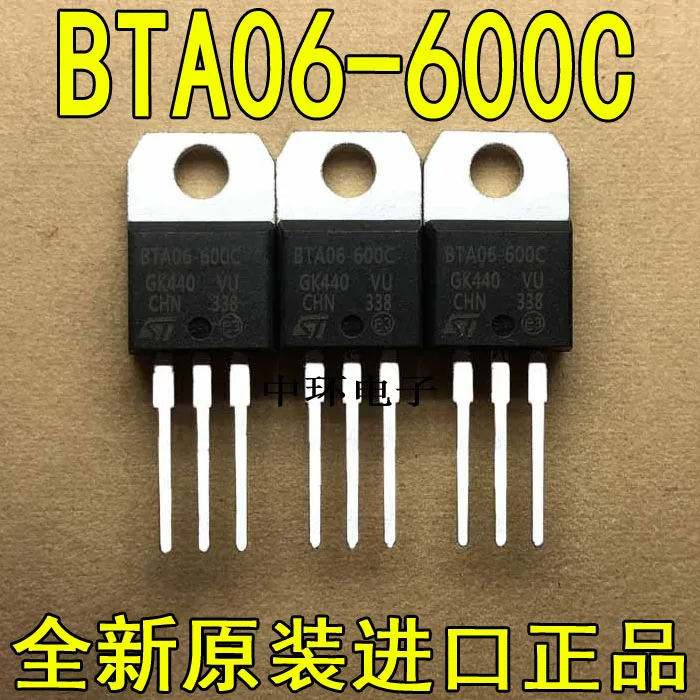 10 шт./лот BTA06-600SW BTA06-600C-220 6A600V/10 шт./лот