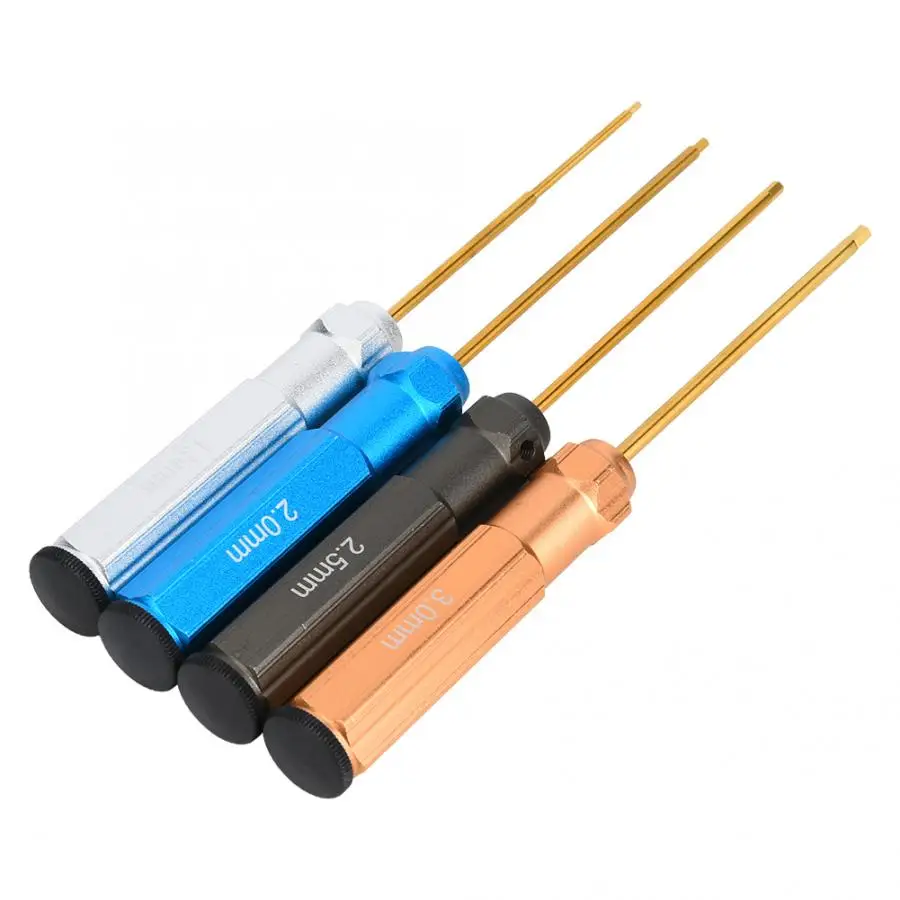 4pcs Screwdriver Set H1.5 H2.0 H2.5 H3 Disassembly Hex Screwdriver Repair Tool Kit