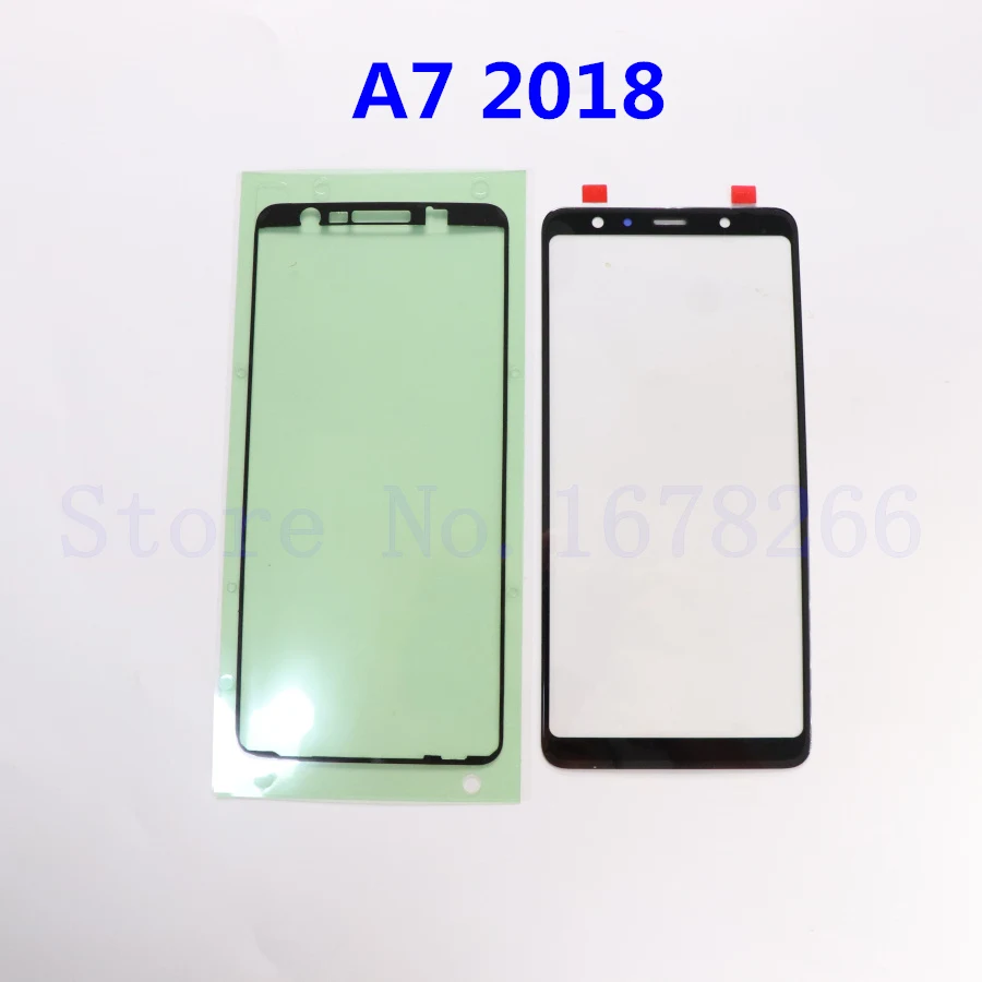 Для samsung Galaxy A7 A750 A750F A750FN A750G A750GN сенсорный ЖК-экран для телефона передняя внешняя стеклянная панель Замена